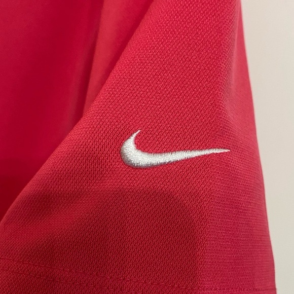 Nike Golf Mens Size Large Fuchsia Polo Shirt Cooling Sports Tennis Pickle Ball - Picture 4 of 10